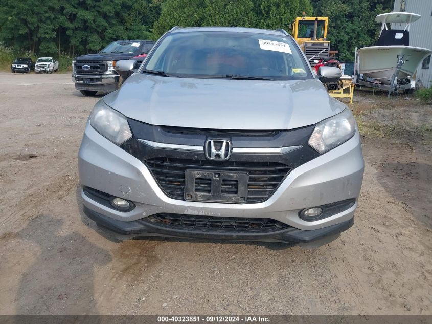 2016 Honda Hr-V Exl VIN: 3CZRU6H76GM756238 Lot: 40323851