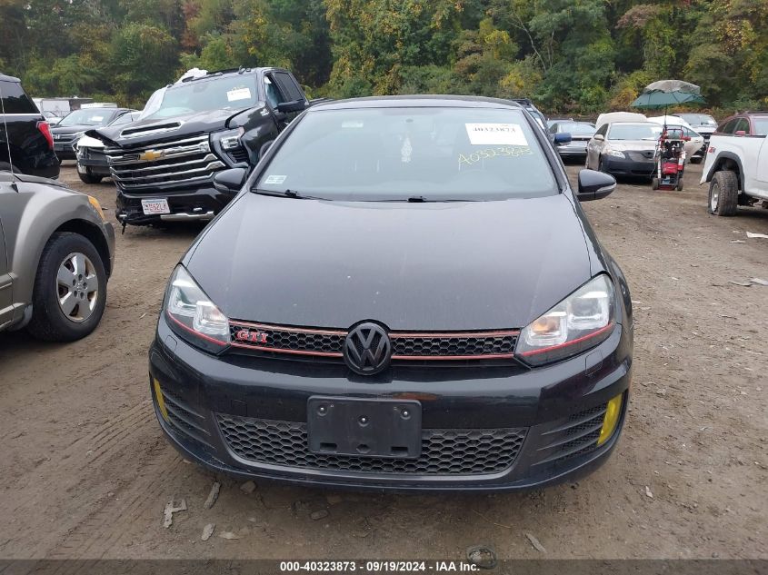 2013 Volkswagen Gti 4-Door VIN: WVWGD7AJ2DW064336 Lot: 40323873