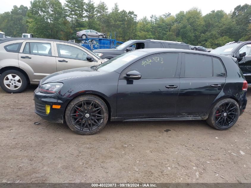 2013 Volkswagen Gti 4-Door VIN: WVWGD7AJ2DW064336 Lot: 40323873