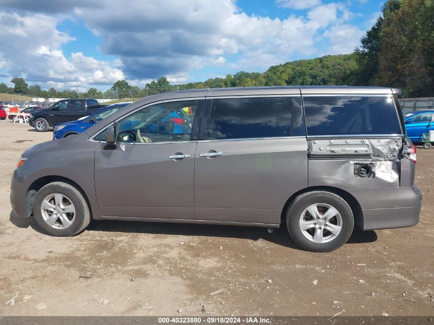 2015 Nissan Quest Sv VIN: JN8AE2KPXF9122370 Lot: 40323880