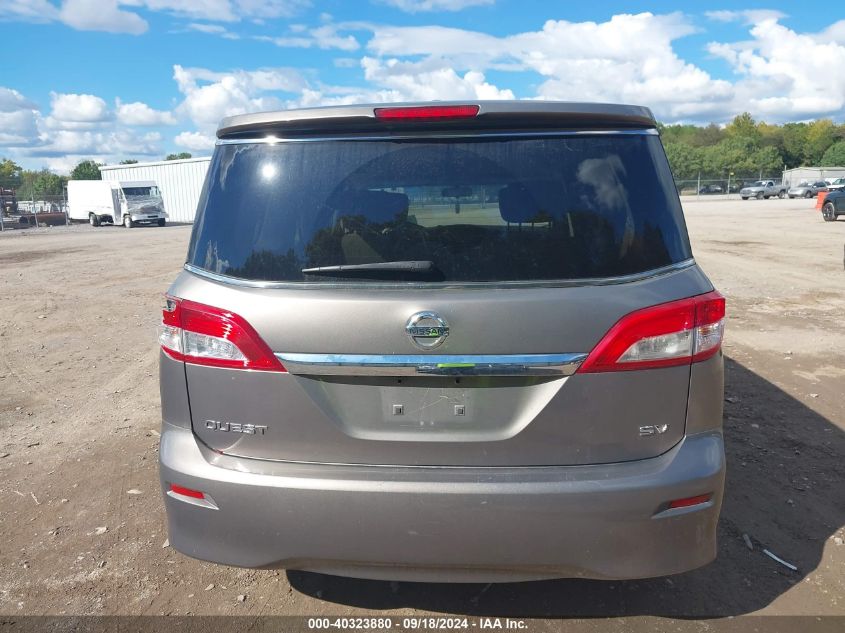 2015 Nissan Quest Sv VIN: JN8AE2KPXF9122370 Lot: 40323880