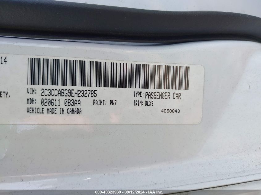 2C3CCABG9EH232785 2014 Chrysler 300 S