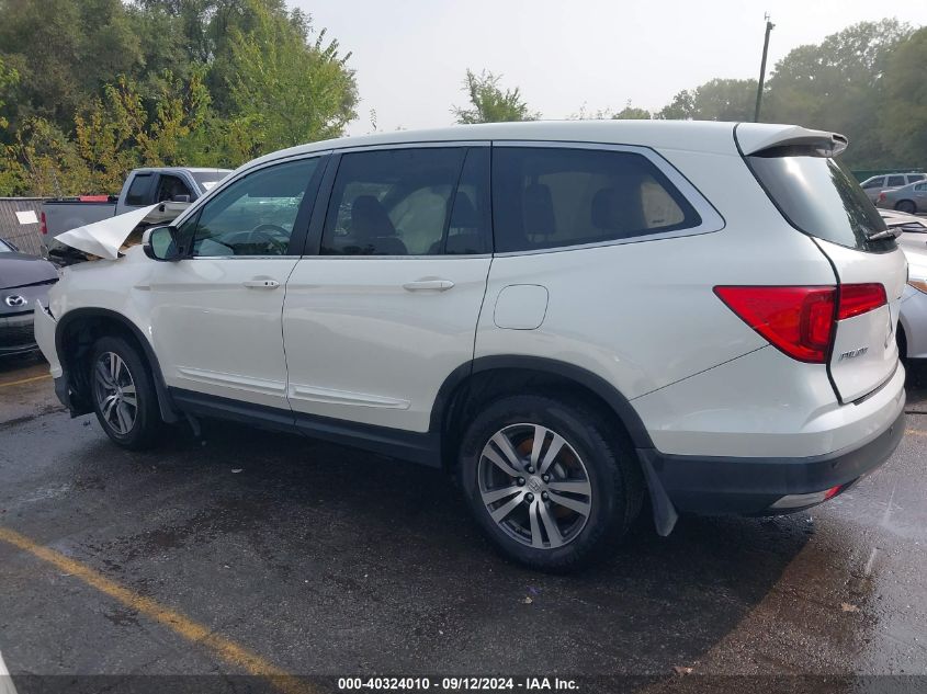 2017 Honda Pilot Exl VIN: 5FNYF6H60HB012613 Lot: 40324010