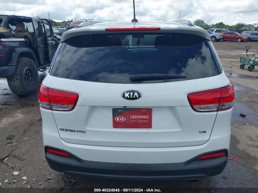 2017 KIA SORENTO 3.3L LX - 5XYPG4A58HG302668