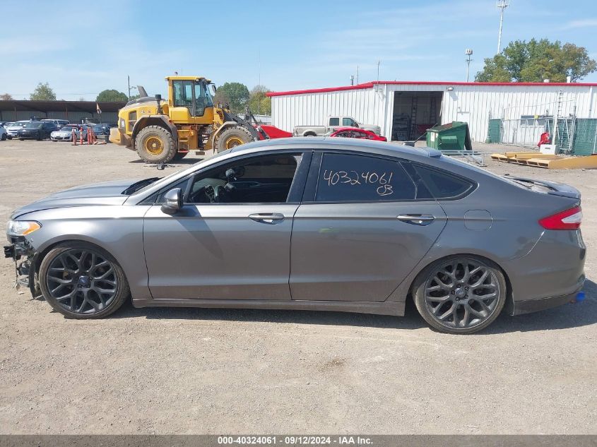 2014 FORD FUSION TITANIUM - 3FA6P0D98ER200734