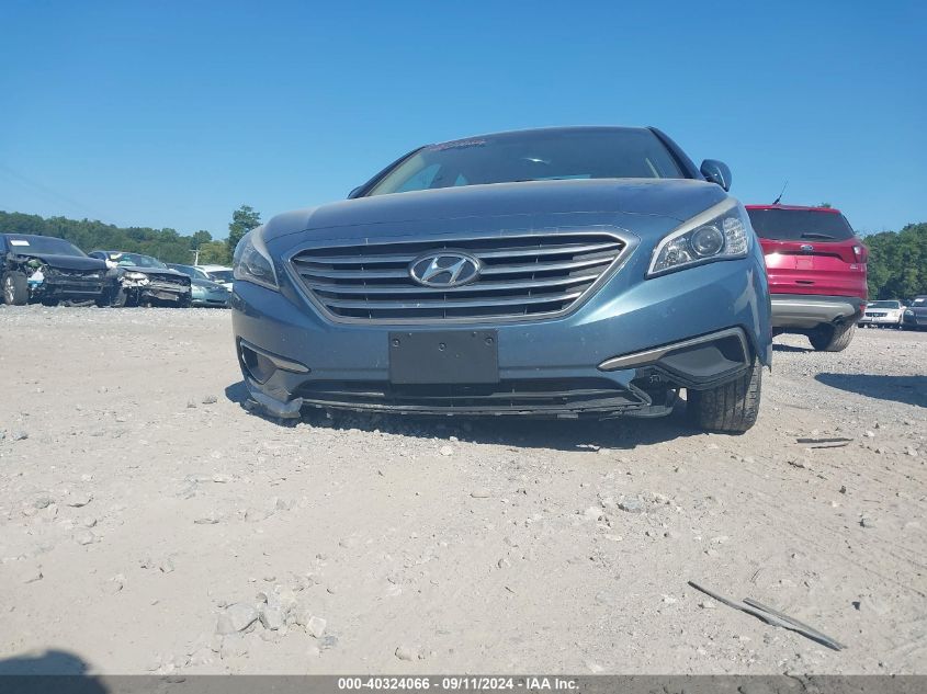 2017 Hyundai Sonata Se VIN: 5NPE24AF6HH438305 Lot: 40324066