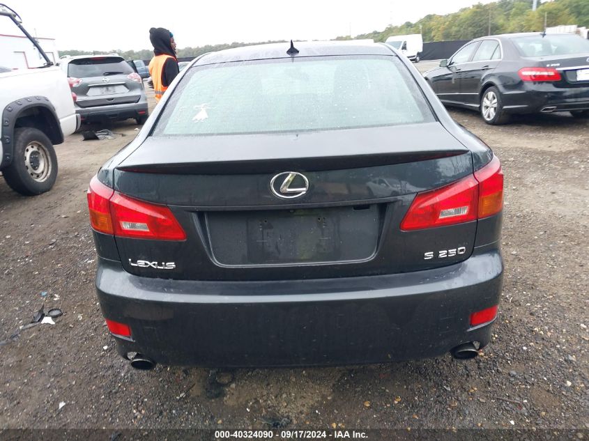 2008 Lexus Is 250 VIN: JTHBK262585084370 Lot: 40324090