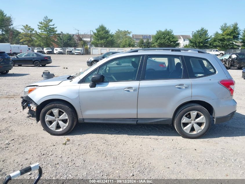 2016 Subaru Forester 2.5I VIN: JF2SJABC1GH445413 Lot: 40324111