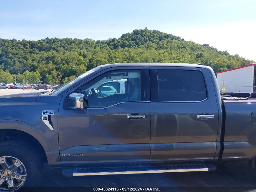 2022 Ford F-150 Lariat VIN: 1FTFW1ED2NFB51128 Lot: 40324116