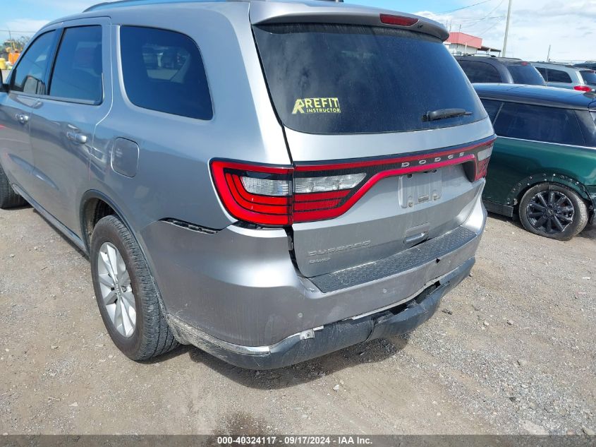 2014 Dodge Durango Sxt VIN: 1C4RDJAG5EC374722 Lot: 40324117