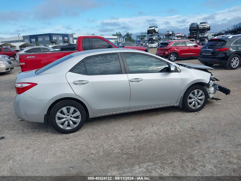 2016 Toyota Corolla L/Le/Le Pls/Prm/S/S Pls VIN: 2T1BURHE4GC673990 Lot: 40324122