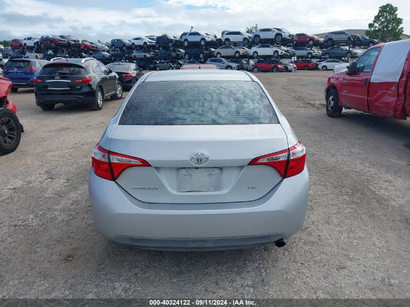 2016 Toyota Corolla L/Le/Le Pls/Prm/S/S Pls VIN: 2T1BURHE4GC673990 Lot: 40324122