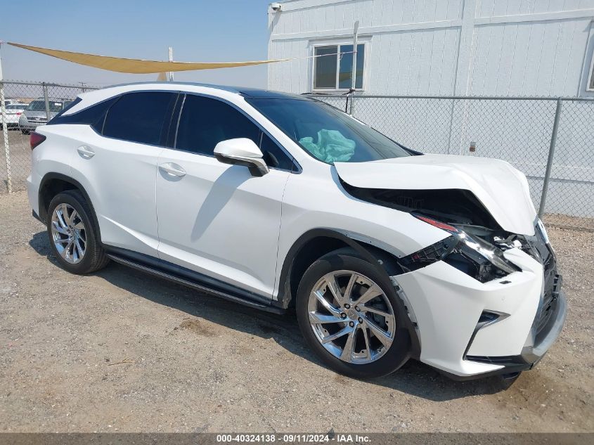 2T2BZMCA4HC124120 2017 LEXUS RX - Image 1