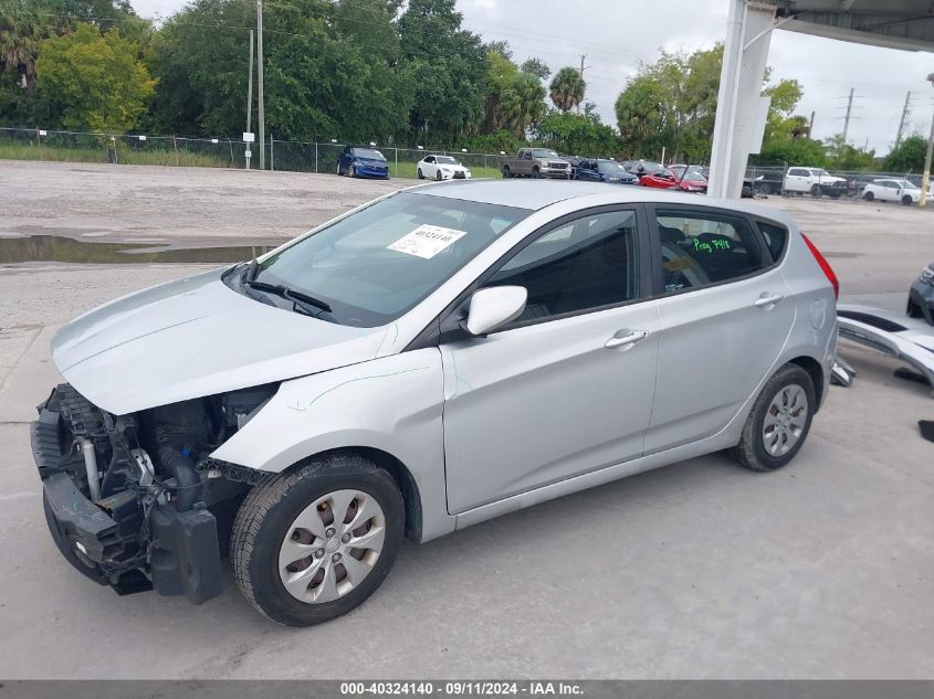 2016 Hyundai Accent Se VIN: KMHCT5AE4GU255602 Lot: 40324140