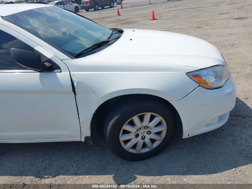 2012 Chrysler 200 Lx VIN: 1C3CCBAB6CN135110 Lot: 40324152