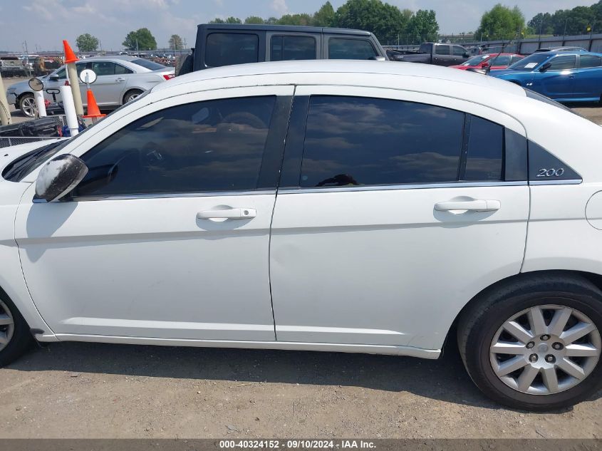 2012 Chrysler 200 Lx VIN: 1C3CCBAB6CN135110 Lot: 40324152