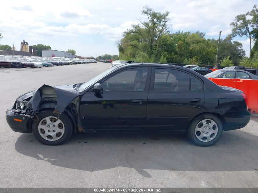 2003 Hyundai Elantra Gls/Gt VIN: KMHDN45D63U671297 Lot: 40324174