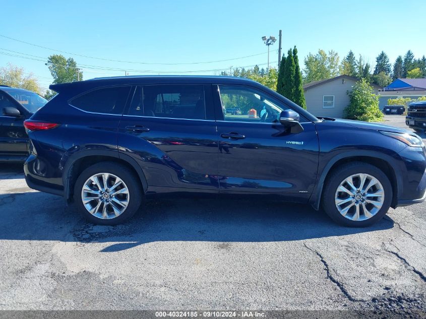 2020 Toyota Highlander Hybrid Limited VIN: 5TDXBRCH2LS007614 Lot: 40324185