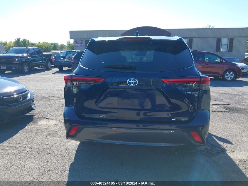 2020 Toyota Highlander Hybrid Limited VIN: 5TDXBRCH2LS007614 Lot: 40324185