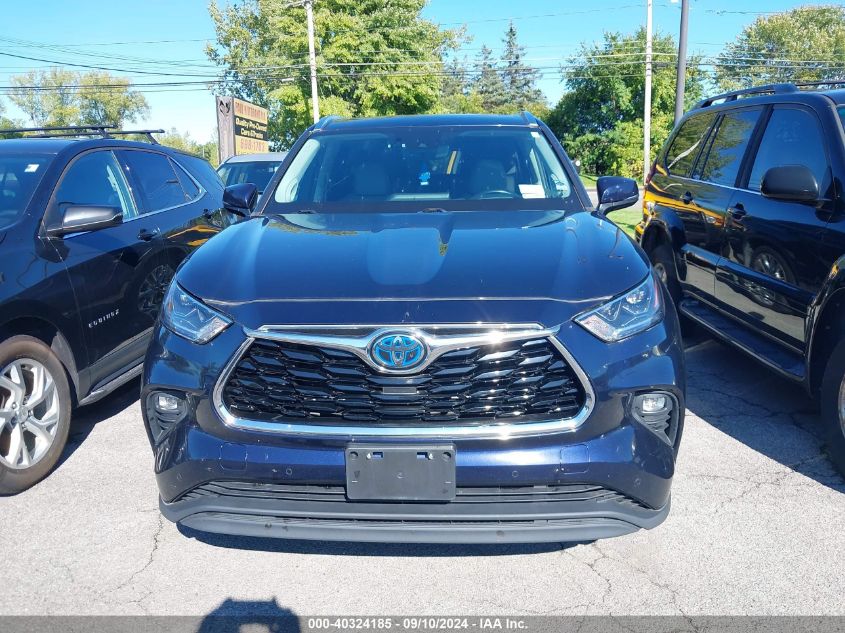 2020 Toyota Highlander Hybrid Limited VIN: 5TDXBRCH2LS007614 Lot: 40324185