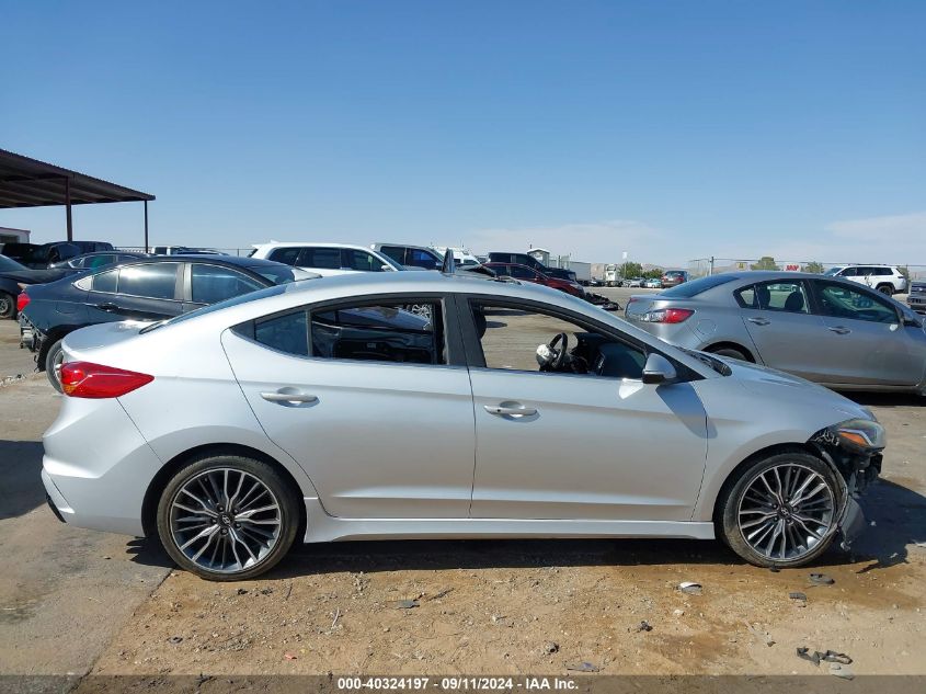 2018 Hyundai Elantra Sport VIN: KMHD04LB8JU534231 Lot: 40324197