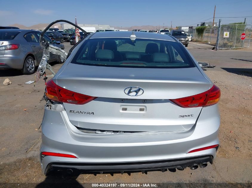 2018 Hyundai Elantra Sport VIN: KMHD04LB8JU534231 Lot: 40324197