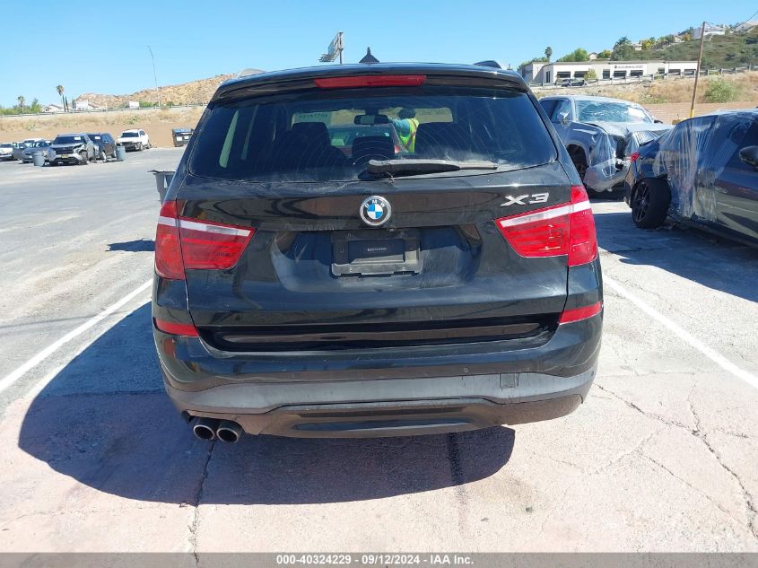 2016 BMW X3 xDrive28I VIN: 5UXWX9C51G0D83931 Lot: 40324229