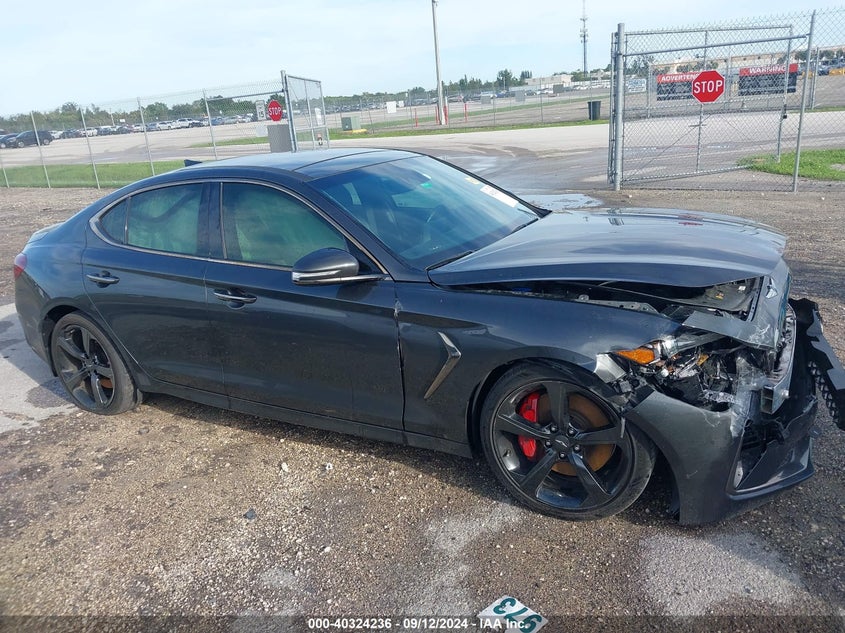 VIN KMTG34LE3KU037402 2019 GENESIS G70 3.3T ADVANCED