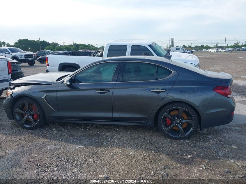 VIN KMTG34LE3KU037402 2019 GENESIS G70 3.3T ADVANCED