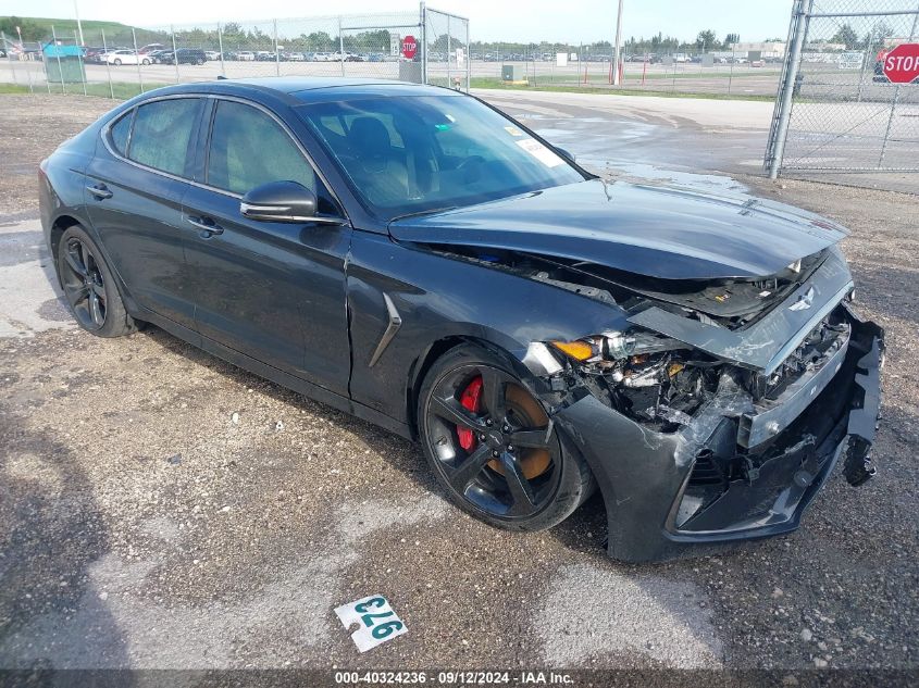 VIN KMTG34LE3KU037402 2019 GENESIS G70 3.3T ADVANCED