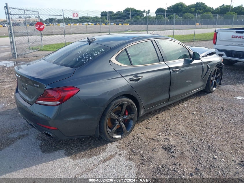 VIN KMTG34LE3KU037402 2019 GENESIS G70 3.3T ADVANCED