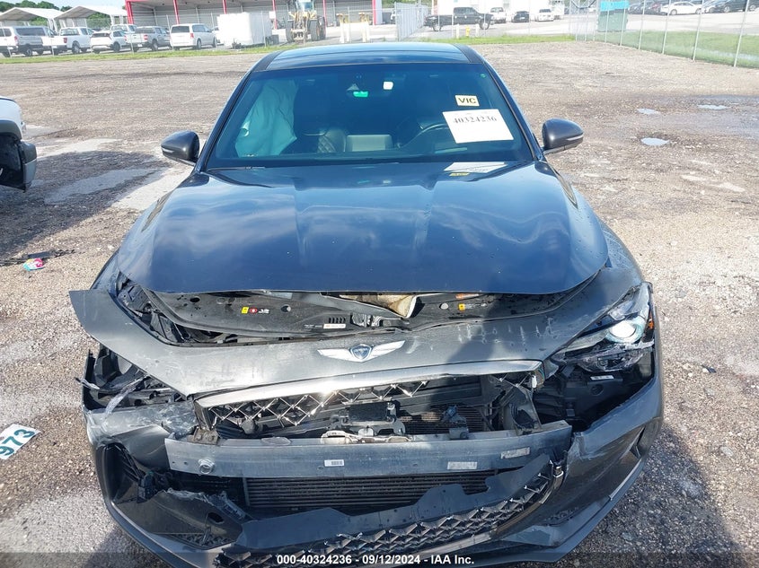 VIN KMTG34LE3KU037402 2019 GENESIS G70 3.3T ADVANCED