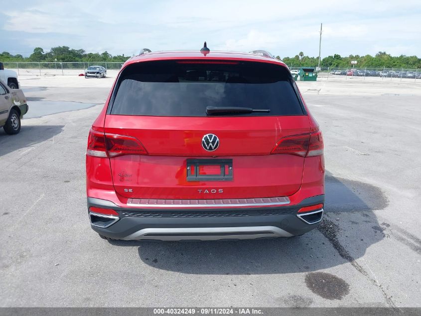 2022 Volkswagen Taos 1.5T Se VIN: 3VVTX7B23NM073806 Lot: 40324249