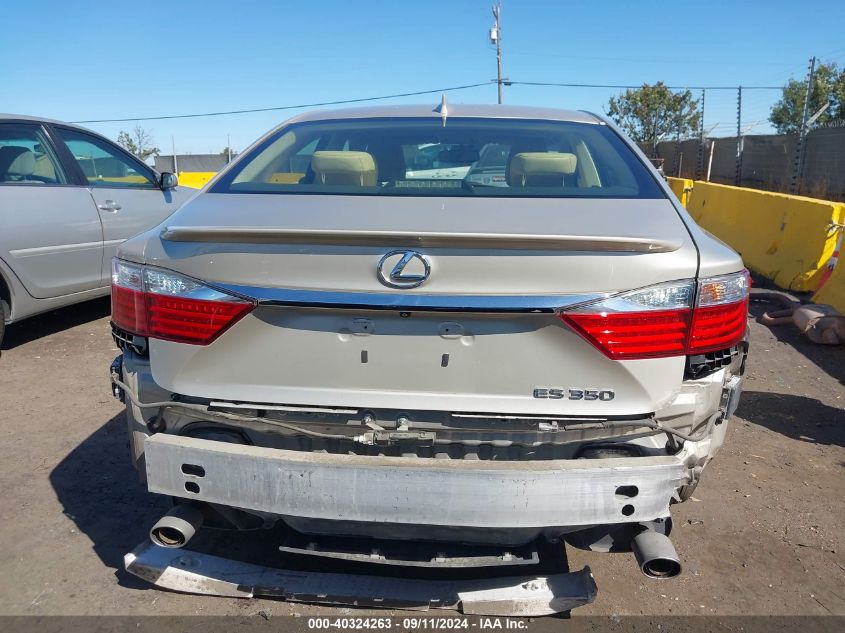 2015 Lexus Es 350 VIN: JTHBK1GG0F2162704 Lot: 40324263