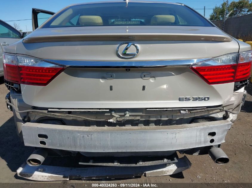 2015 Lexus Es 350 VIN: JTHBK1GG0F2162704 Lot: 40324263