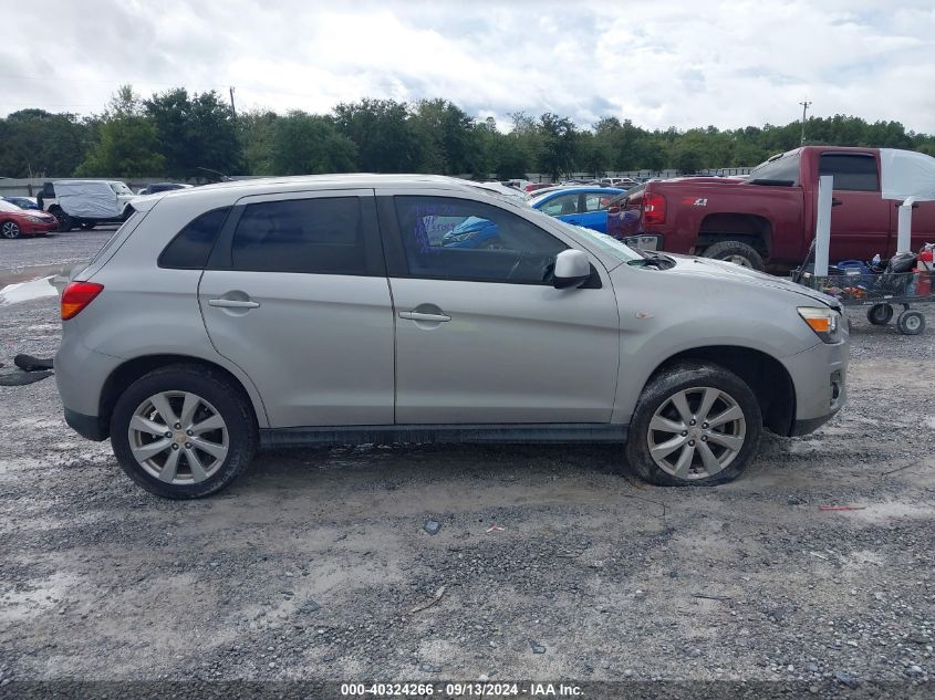 2015 Mitsubishi Outlander Sport Es VIN: 4A4AP3AW8FE056034 Lot: 40324266