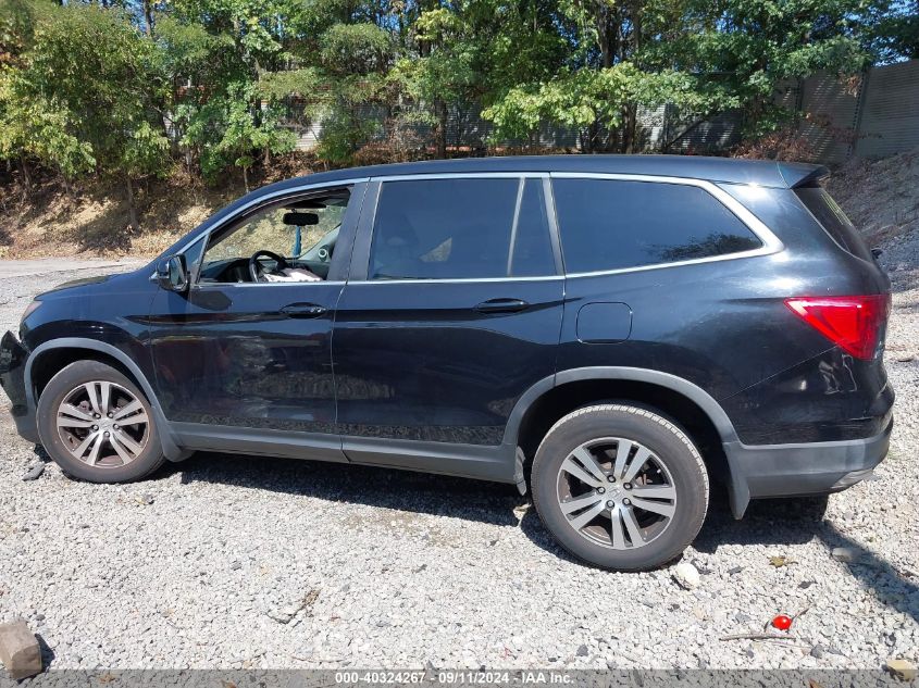 2016 Honda Pilot Ex-L VIN: 5FNYF6H52GB021433 Lot: 40324267