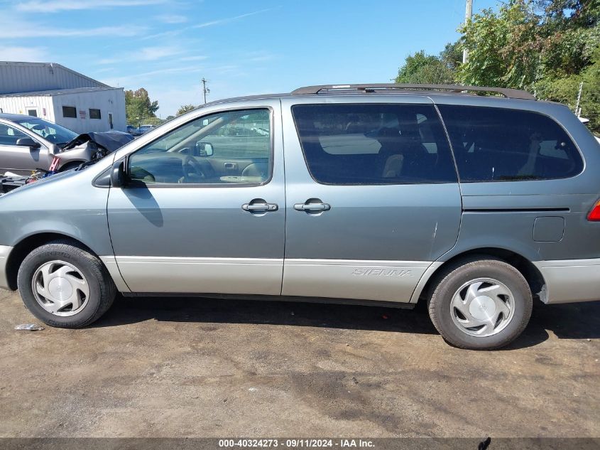 1999 Toyota Sienna Xle VIN: 4T3ZF13CXXU113154 Lot: 40324273