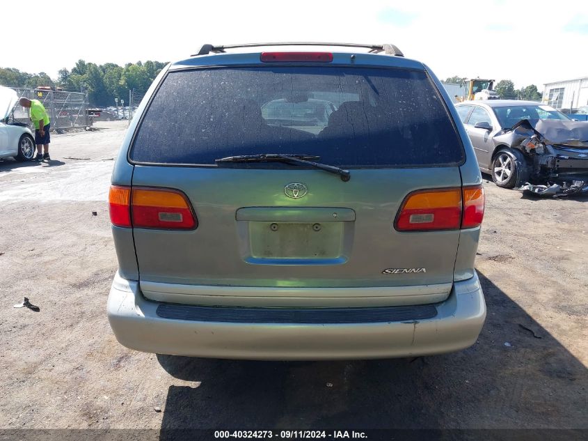 1999 Toyota Sienna Xle VIN: 4T3ZF13CXXU113154 Lot: 40324273