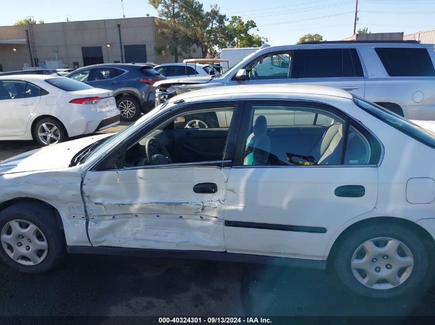 1998 Honda Civic Lx VIN: 2HGEJ6673WH553662 Lot: 40324301