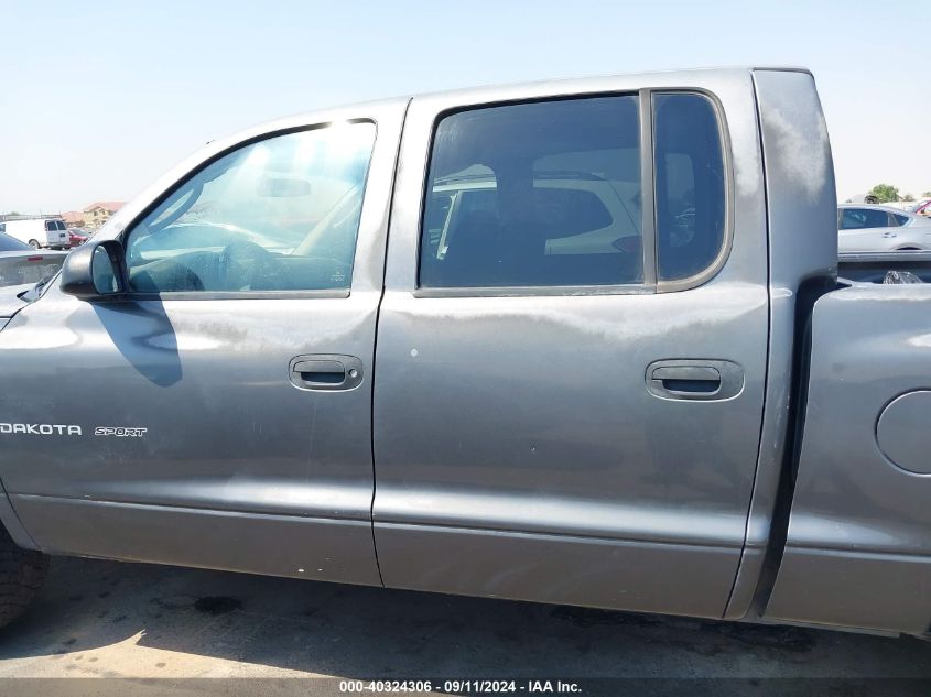 2002 Dodge Dakota Sport VIN: 1B7HL38X42S613419 Lot: 40324306