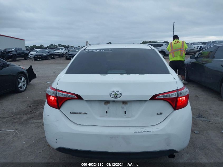 2015 Toyota Corolla L/Le/Le Pls/Prm/S/S Pls VIN: 5YFBURHE9FP244262 Lot: 40324360