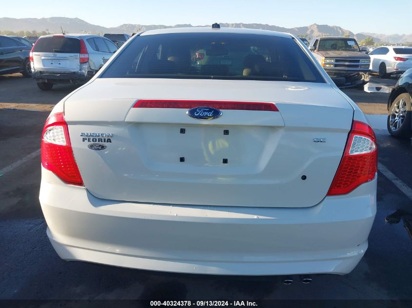 2010 Ford Fusion Se VIN: 3FAHP0HA1AR255288 Lot: 40324378