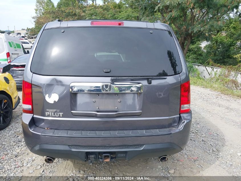 2015 Honda Pilot Ex-L VIN: 5FNYF3H59FB010975 Lot: 40324386