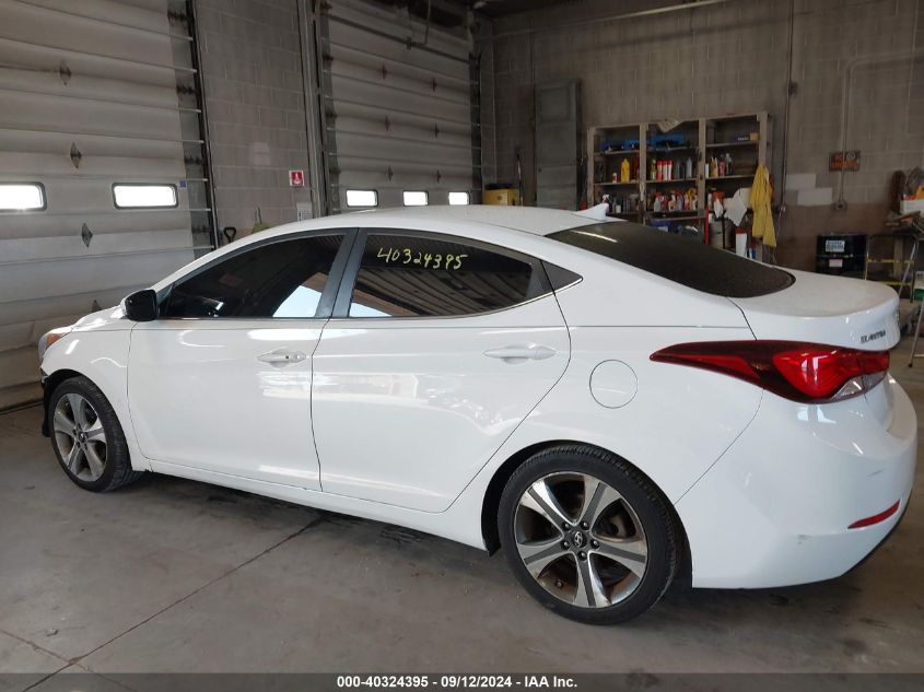 2016 Hyundai Elantra Se/Sport/Limited VIN: KMHDH4AH5GU512700 Lot: 40324395