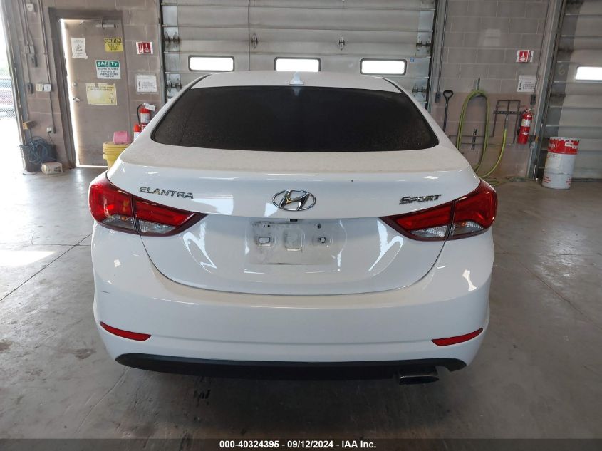 2016 Hyundai Elantra Se/Sport/Limited VIN: KMHDH4AH5GU512700 Lot: 40324395