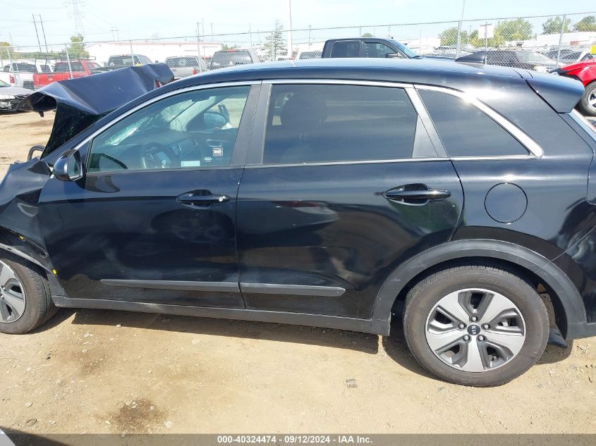 2019 Kia Niro Fe/Lx VIN: KNDCB3LCXK5262774 Lot: 40324474