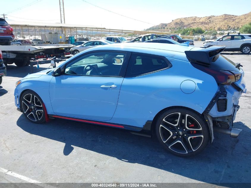 2020 Hyundai Veloster N VIN: KMHT36AH4LU004654 Lot: 40324540