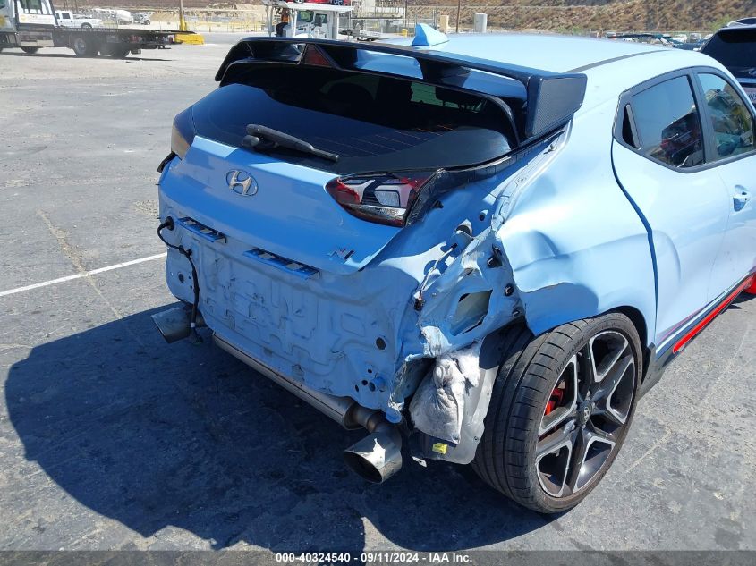 2020 Hyundai Veloster N VIN: KMHT36AH4LU004654 Lot: 40324540