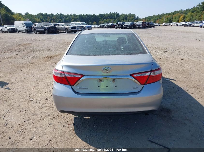 2015 Toyota Camry Le VIN: 4T4BF1FK4FR486370 Lot: 40324552